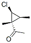 Ethanone, 1-(2-chloro-1,3-dimethylcyclopropyl)-, (1alpha,2beta,3beta)- (9CI) Struktur