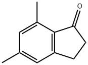 5,7-DIMETHYL-1-INDANONE Struktur