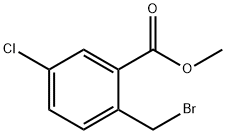 METHYL 2-BROMOMETHYL-5-CHLORO-BENZOATE Struktur