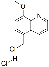 8-METHOXY-5-CHLOROMETHYLQUINOLINEHYDROCHLORIDE Struktur