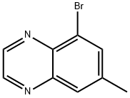 Quinoxaline, 5-bromo-7-methyl- (9CI) Struktur