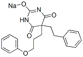 5-Phenethyl-5-(3-phenoxypropyl)-2-sodiooxy-4,6(1H,5H)-pyrimidinedione Struktur