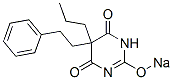 5-Phenethyl-5-propyl-2-sodiooxy-4,6(1H,5H)-pyrimidinedione Struktur