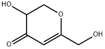 4H-Pyran-4-one, 2,3-dihydro-3-hydroxy-6-(hydroxymethyl)- (9CI) Struktur