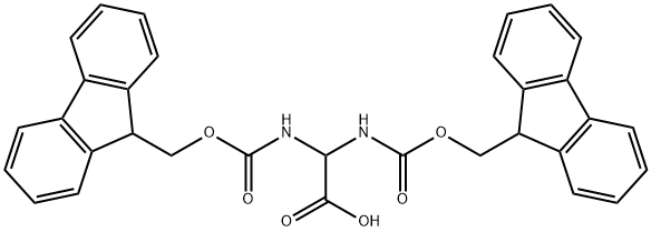 FMOC-GLY(NHBOC)-OH Structure