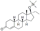 (17S)-17-(Trimethylsiloxy)-19-norpregn-4-en-3-one Struktur