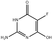 4(1H)-Pyrimidinone, 2-amino-5-fluoro-6-hydroxy- (9CI) Struktur