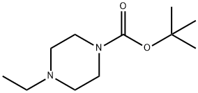 1-Piperazinecarboxylicacid,4-ethyl-,1,1-dimethylethylester(9CI) Struktur