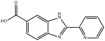 2-(2-Pyridinyl)-1H-benzimidazole-5-carboxylic acid Struktur