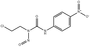 1-(2-Chloroethyl)-3-(4-nitrophenyl)-1-nitrosourea Struktur