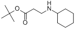 3-CYCLOHEXYLAMINO-PROPIONIC ACID TERT-BUTYL ESTER Struktur