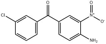 (4-AMINO-3-NITRO-PHENYL)-(3-CHLORO-PHENYL)-METHANONE Struktur