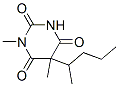 1,5-Dimethyl-5-(1-methylbutyl)-2,4,6(1H,3H,5H)-pyrimidinetrione Struktur