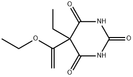 5-(1-Ethoxyvinyl)-5-ethylbarbituric acid Struktur