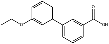 3-BIPHENYL-(3'-ETHOXY)CARBOXYLIC ACID
 Struktur