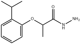 2-(2-ISOPROPYLPHENOXY)PROPANOHYDRAZIDE Struktur