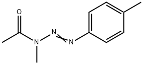 1-(4-tolyl)-3-acetyl-3-methyltriazene Struktur