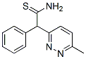 2-Phenyl-2-(6-methyl-3-pyridazinyl)thioacetamide Struktur