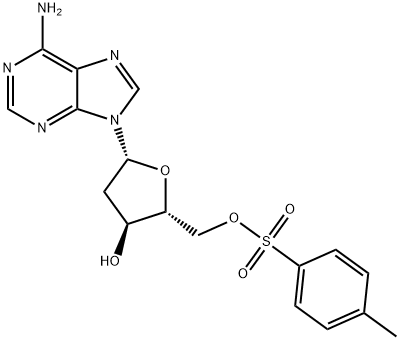 5'-TOSYL-2'-DEOXYADENOSINE Struktur