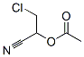 3-Chloro-2-acetyloxypropanenitrile Struktur