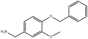 1-[4-(BENZYLOXY)-3-METHOXYPHENYL]METHANAMINE Struktur