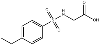 N-((4-ETHYLPHENYL)SULFONYL)GLYCINE Struktur