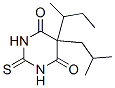 5-sec-Butyl-2,3-dihydro-5-isobutyl-2-thioxo-4,6(1H,5H)-pyrimidinedione Struktur