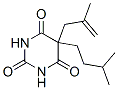 5-Isopentyl-5-(2-methyl-2-propenyl)barbituric acid Struktur