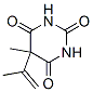 5-Isopropenyl-5-methylbarbituric acid Struktur