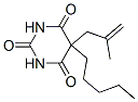 5-(2-Methyl-2-propenyl)-5-pentylbarbituric acid Struktur