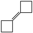 dicyclobutylidene Struktur