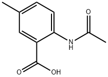 2-ACETAMIDO-5-METHYLBENZOIC ACID Struktur