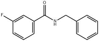 N-benzyl-3-fluorobenzamide Struktur