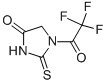 4-Imidazolidinone, 2-thioxo-1-(trifluoroacetyl)- (9CI) Struktur