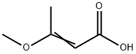 3-methoxy-2-Butenoic acid Struktur