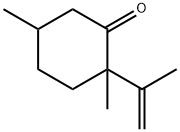 2-Isopropenyl-2,5-dimethyl-1-cyclohexanone Struktur