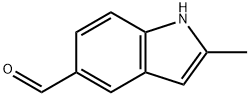 1H-Indole-5-carboxaldehyde, 2-methyl- (9CI) Struktur