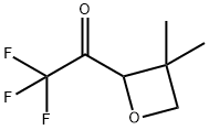 Ethanone, 1-(3,3-dimethyl-2-oxetanyl)-2,2,2-trifluoro- (9CI) Struktur