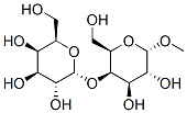 Methyl4-O-(a-D-galactopyranosyl)-a-D-galactopyranoside Struktur