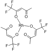 RHODIUM TRIFLUOROPENTANEDIONATE Struktur