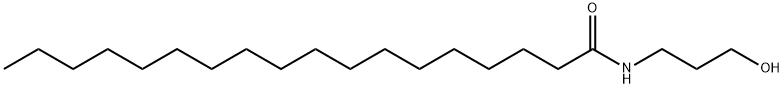 N-(3-hydroxypropyl)stearamide  Struktur