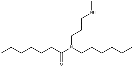 N-Hexyl-N-[3-(methylamino)propyl]heptanamide Struktur