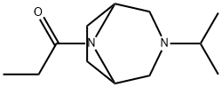 3-Isopropyl-8-propionyl-3,8-diazabicyclo[3.2.1]octane Struktur