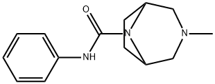 3-Methyl-8-phenylcarbamoyl-3,8-diazabicyclo[3.2.1]octane Struktur