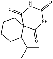 7-Isopropyl-2,4-diazaspiro[5.5]undecane-1,3,5-trione Struktur