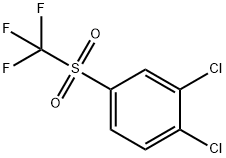 1,2-DICHLORO-4-TRIFLUOROMETHANSULFONYLBENZENE Struktur