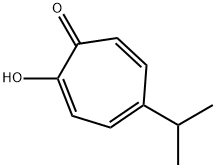 2-Hydroxy-5-isopropyl-2,4,6-cycloheptatriene-1-one Struktur