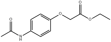 4-(ACETYLAMINO)PHENOXYACETIC ACID ETHYL ESTER Struktur