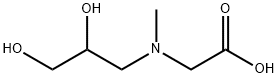 Glycine, N-(2,3-dihydroxypropyl)-N-methyl- (9CI) Struktur