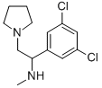 [1-(3,5-DICHLORO-PHENYL)-2-PYRROLIDIN-1-YL-ETHYL]-METHYL-AMINE
 Struktur